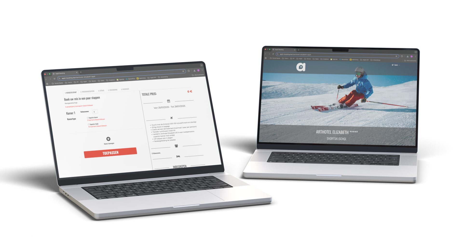 Registration & booking tool - APPIT 4 TRAVEL